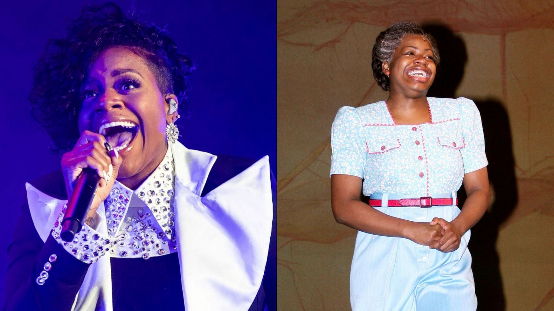 Fantasia Barrino is set to play Celie Harris in the &#039;The Color Purple&#039; movie musical (Image via Josh Brasted/Getty Images and Bruce Glikas/Getty Images)