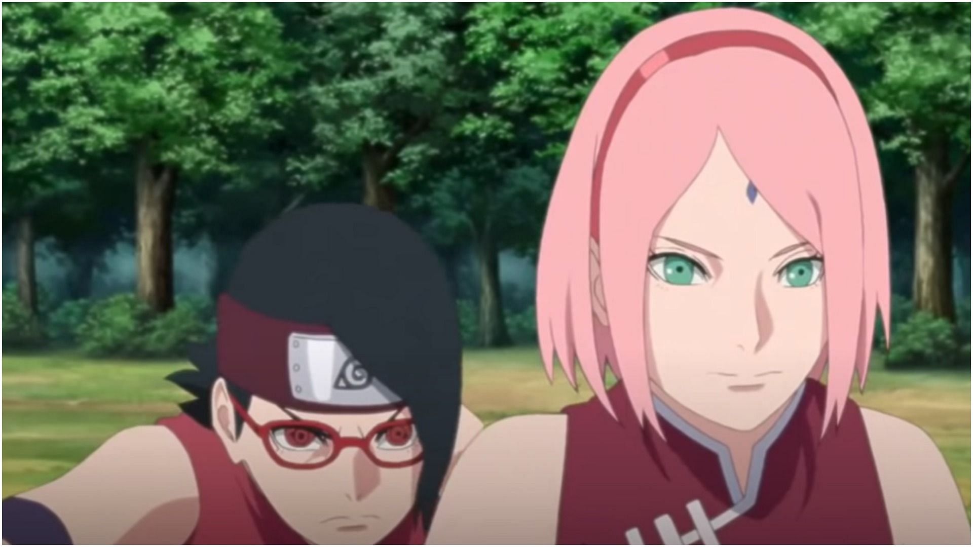 Sakura's lack of communication made her relationship with Sarada extremely complicated (Image via Naruto)