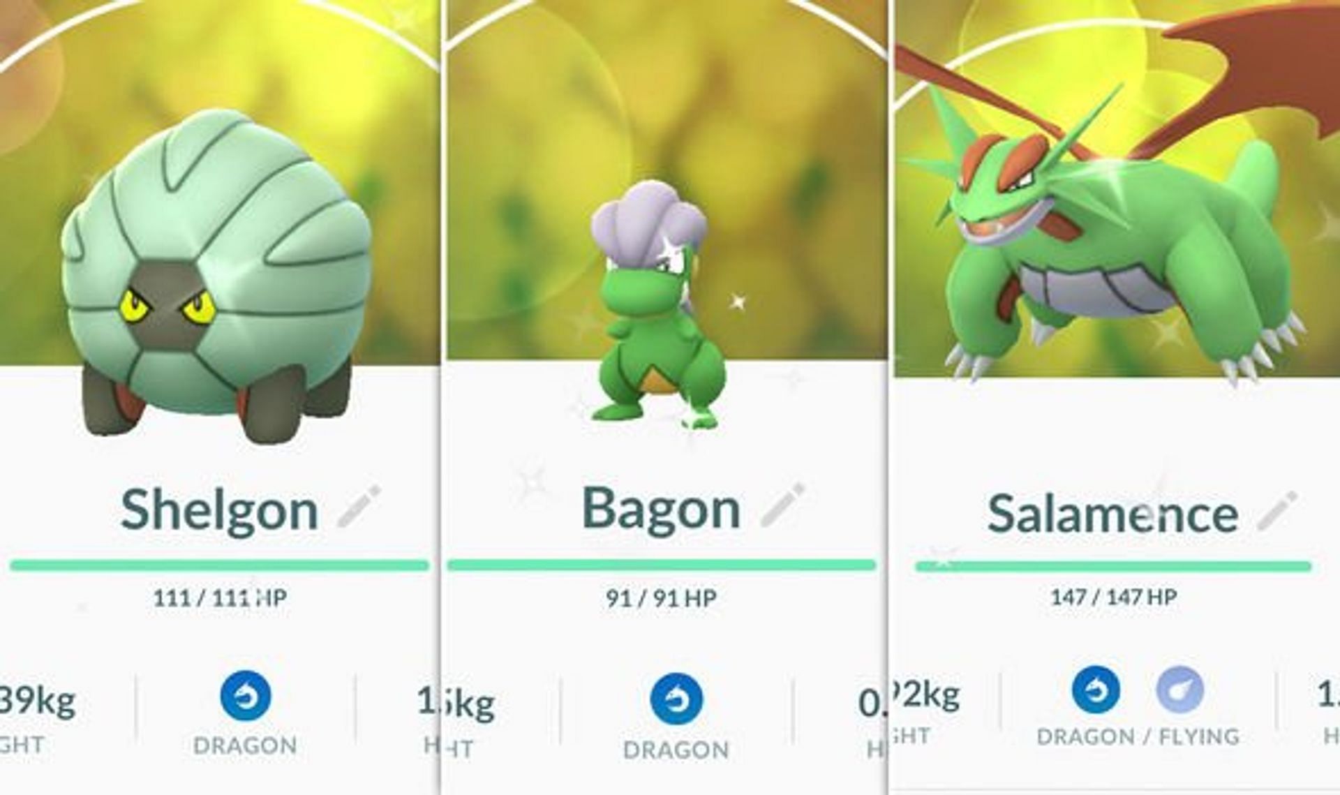 Shelgon evolution pokemon go