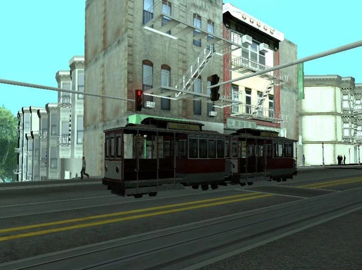 The Tram is an iconic part of San Fierro (Image via Rockstar Games)