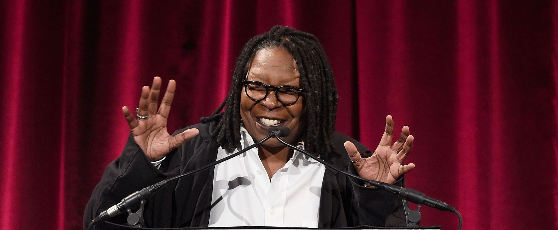 Whoopi Goldberg recently came under fire for saying the Holocaust was &quot;not about race.&quot; (Image via Jamie McCarthy/Getty Images)