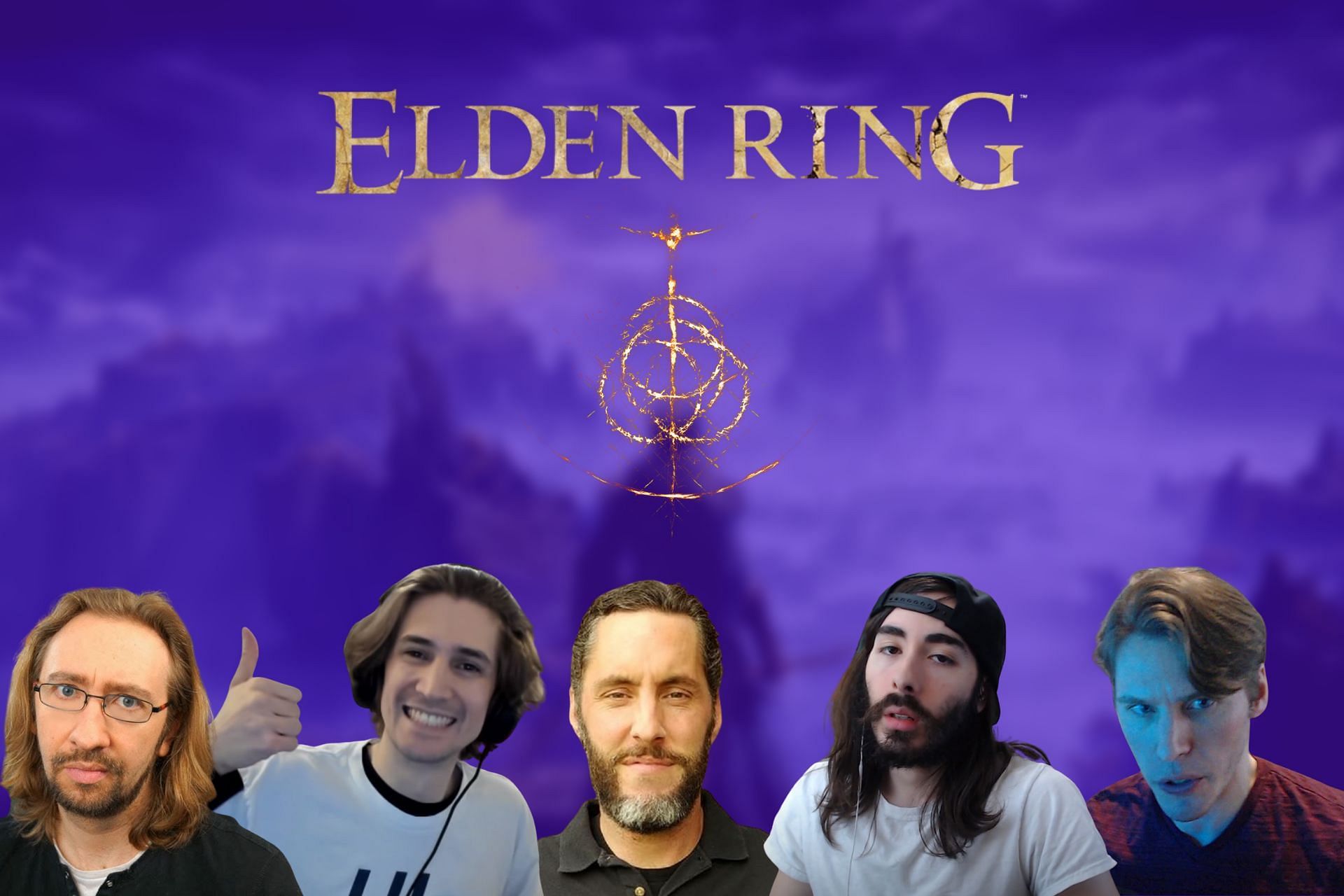 Top 5 Elden Ring streamers (Image via Sportskeeda)