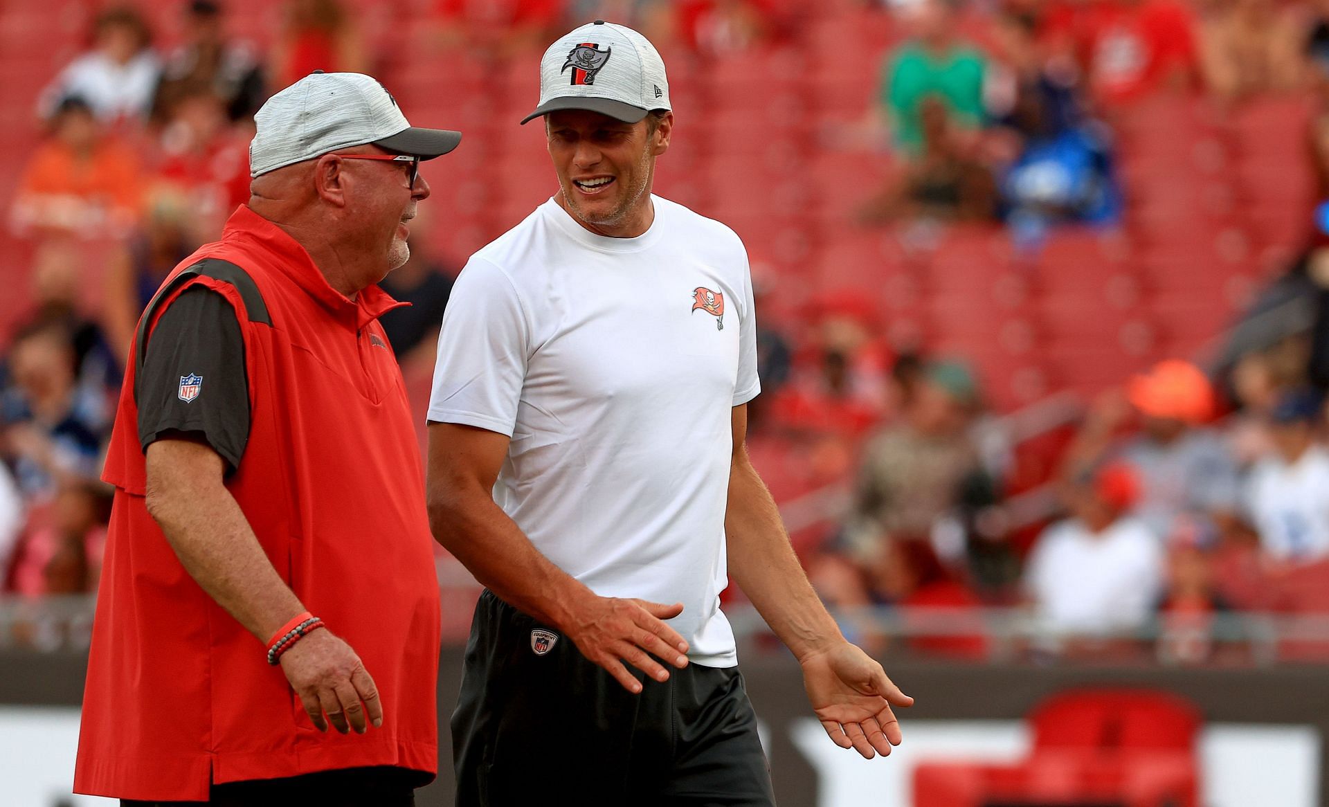 Tampa Bay Buccaneers Bruce Arians and Tom Brady