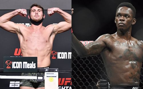 Darren Till (left) and Israel Adesanya (right)