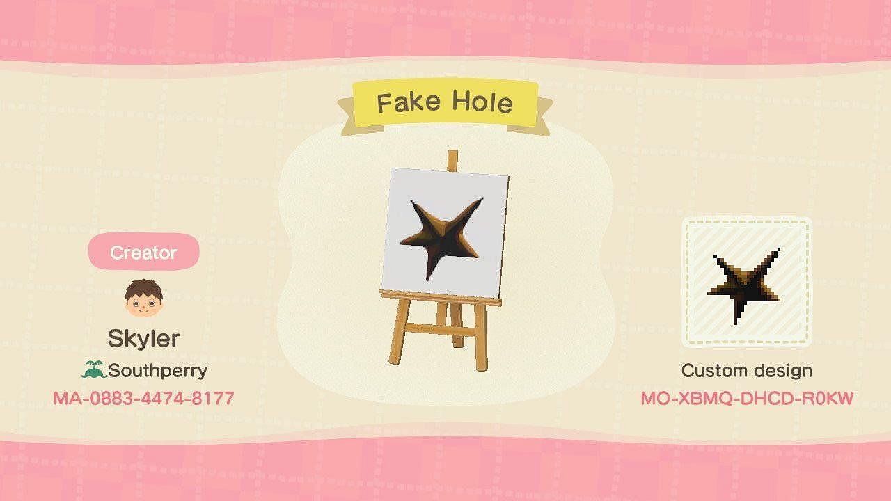 Design codes in Animal Crossing: New Horizons are quite simple to use (Image via Nintendo Life)