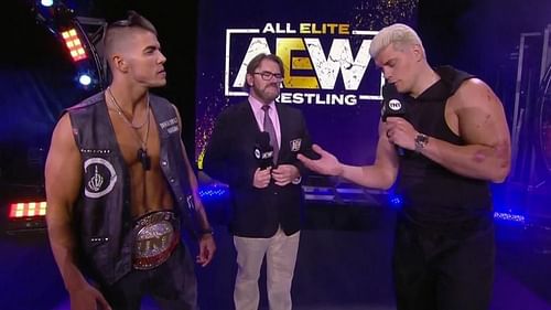 Cody's first-ever foe on Dynamite reacts to the news (Pic Source: AEW)