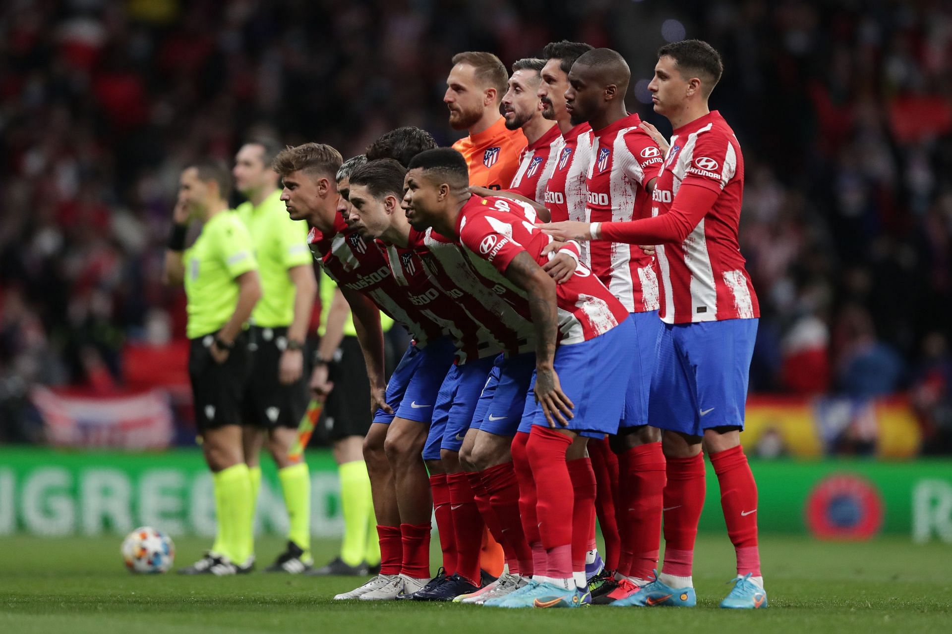 Atletico Madrid will be looking to climb up the table