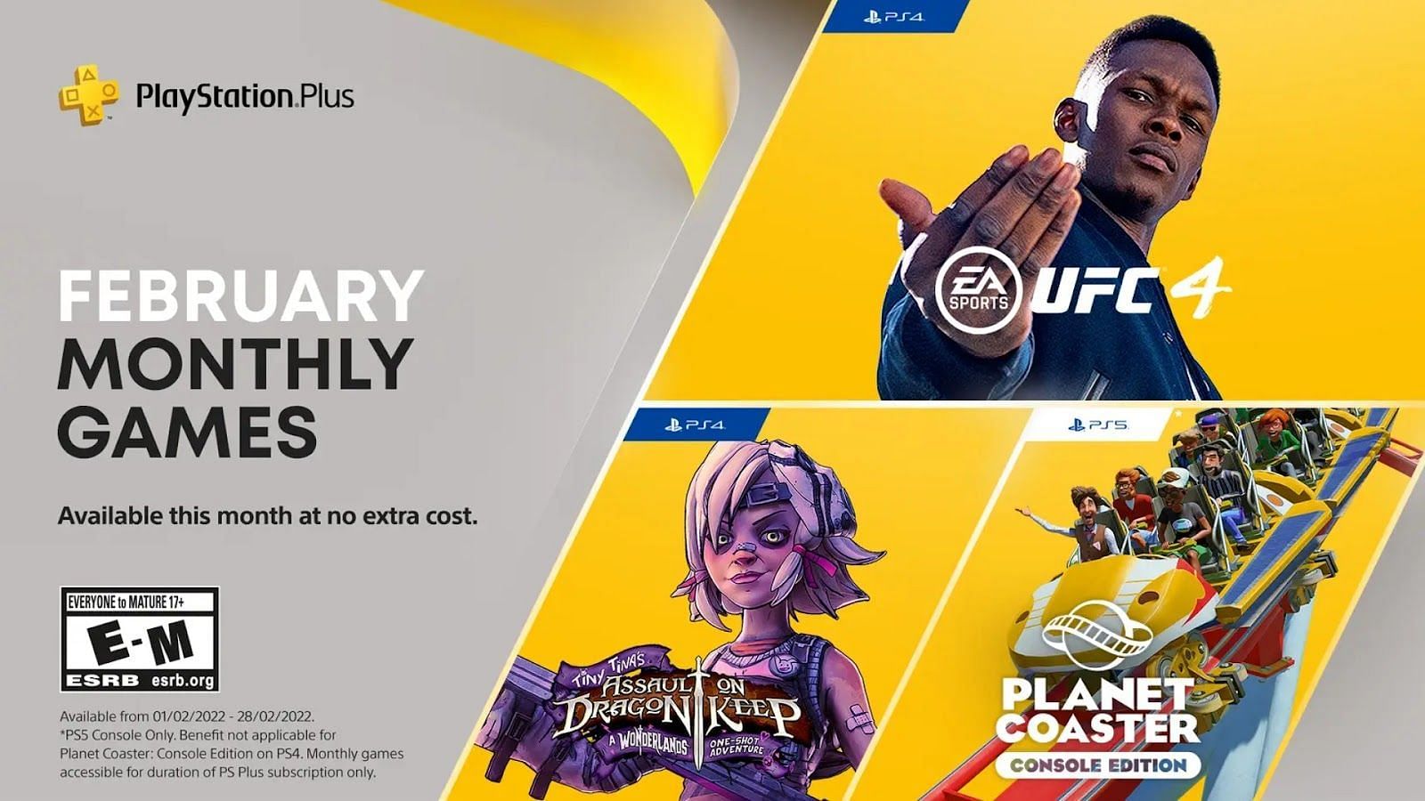 PlayStation Plus February 2022 free games Release date and time