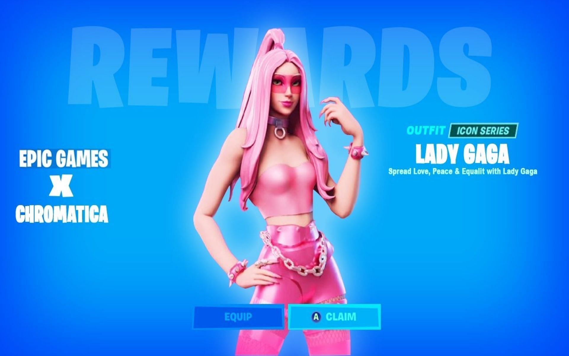 Lady Gaga&#039;s cosmetic has been rumored to arrive in the game for a long time (Image via Swishyy/YouTube)