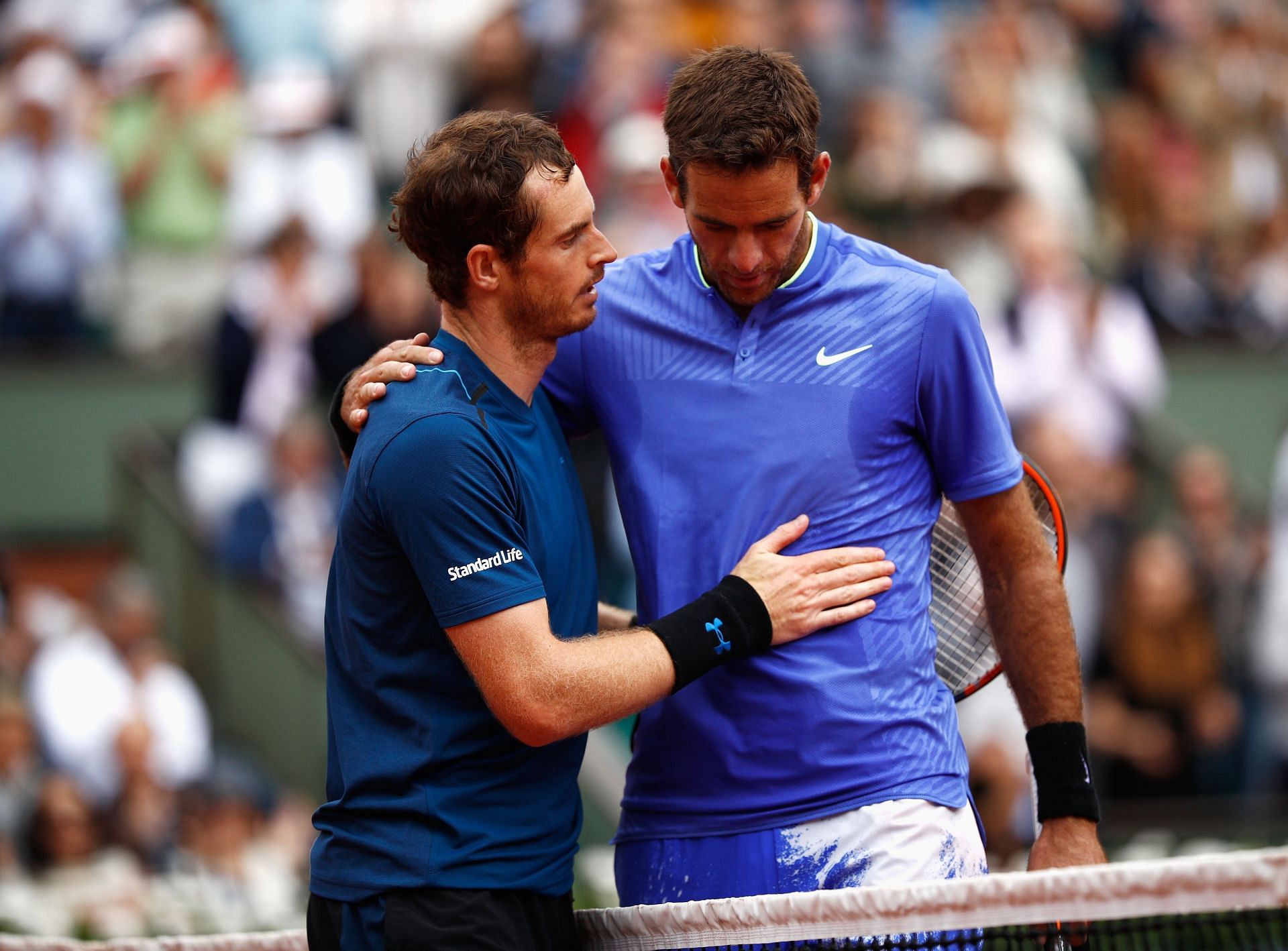 Some fans were hoping Juan Martin Del Potro could draw inspiration from Andy Murray&#039;s journey