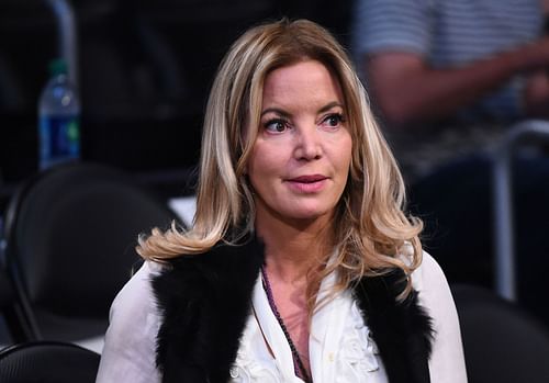 LA Lakers team owner Jeanie Buss hurriedly left Crypto.com Arena midway through her team's horrific showing against the New Orleans Pelicans. [Photo: Lakers Outsiders]