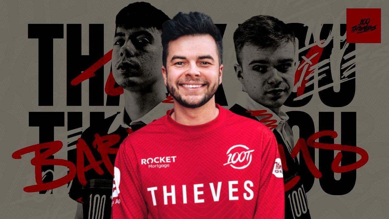 100 Thieves Nadeshot on his decision to drop BabyJ and ec1s from the Valorant roster (Image via Sportskeeda)