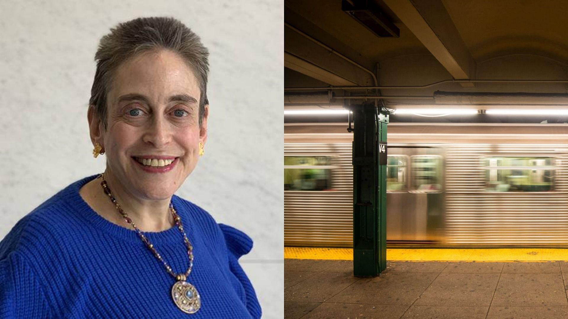 Department of Health&#039;s Nina Rothschild was attacked by a robber in Queens Plaza subway (Image via Columbia University and Getty Images)