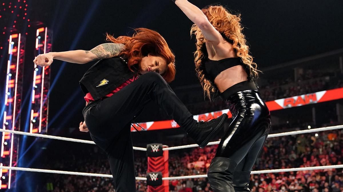 Lita had the last laugh after a hot exchange with Becky Lynch