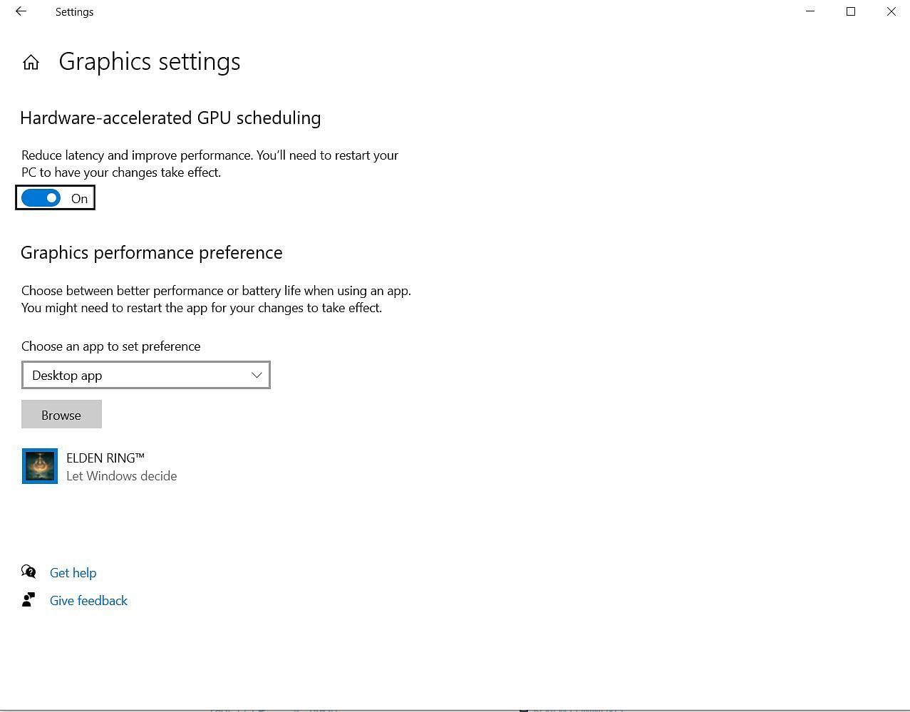 Changing to High-performance will allow devices push for some more power (Image via Windows)