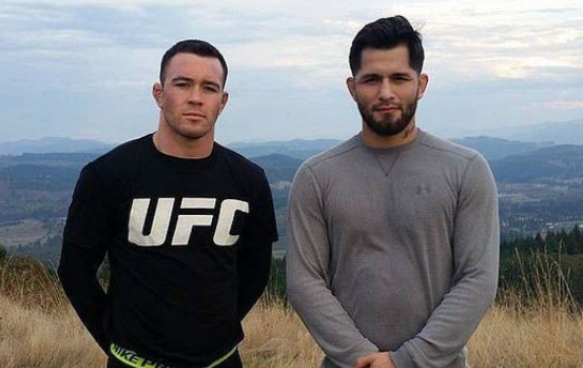 Colby Covington (left) &amp; Jorge Masvidal (right) [Image Credits- @MirrorFighting on Twitter]