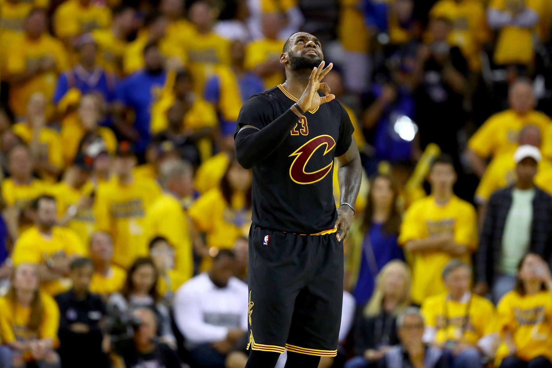 King James during Game 7 of the 2016 NBA Finals