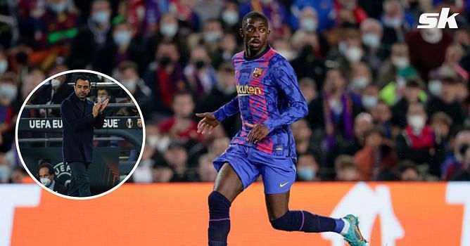 "It's over" - Barcelona boss Xavi plays down fans jeering Ousmane Dembele during Napoli draw