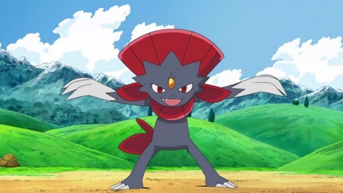 Weavile can deal tons of damage to Dragon-types (Image via The Pokemon Company)