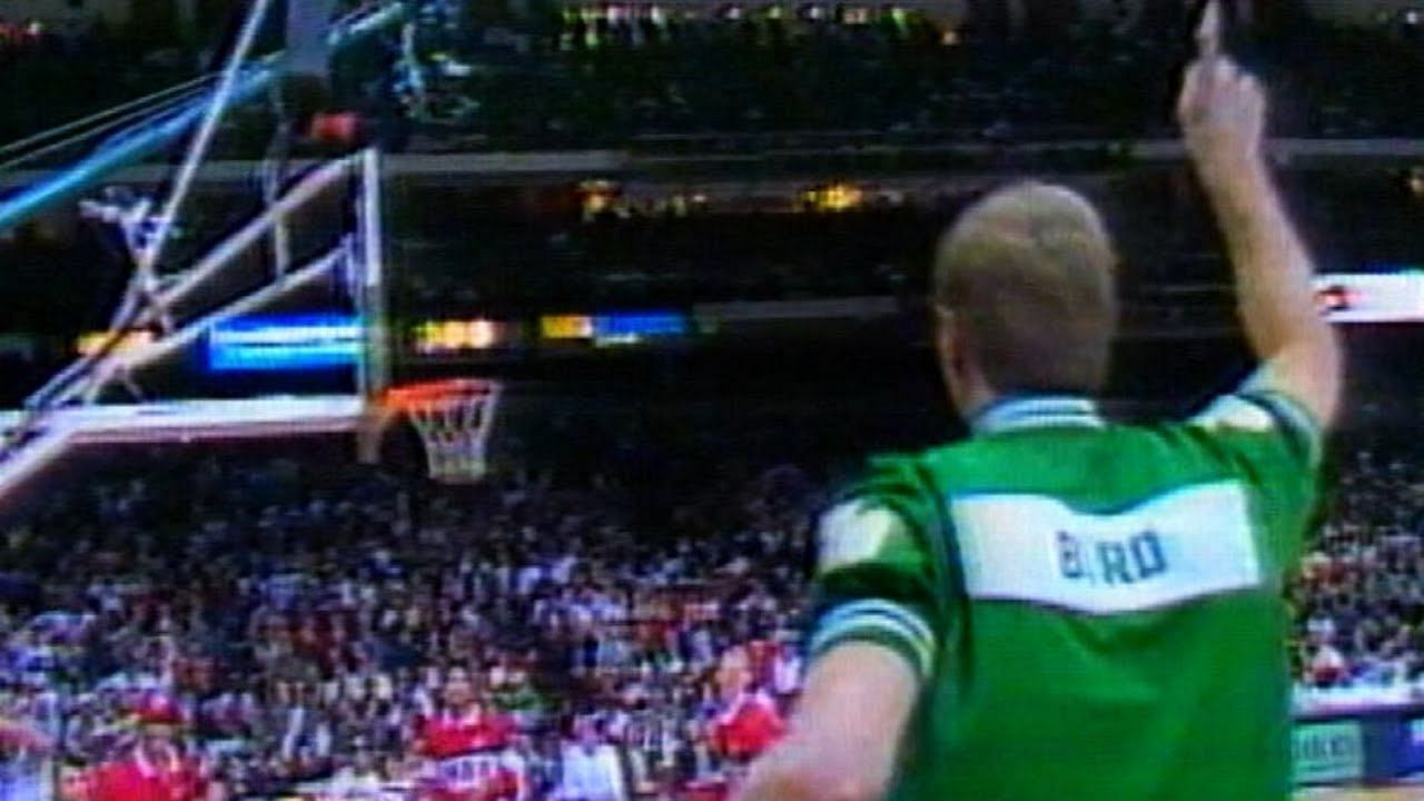Larry Bird completed a Grand Slam of Three-Point shooting titles in 1988. [Photo: YouTube]