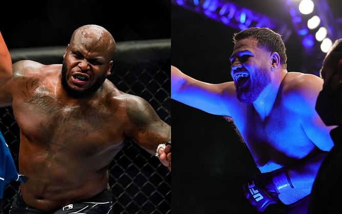 "My feet smell cheesy" - Derrick Lewis praises Tai Tuivasa but says shoeys are "nasty"