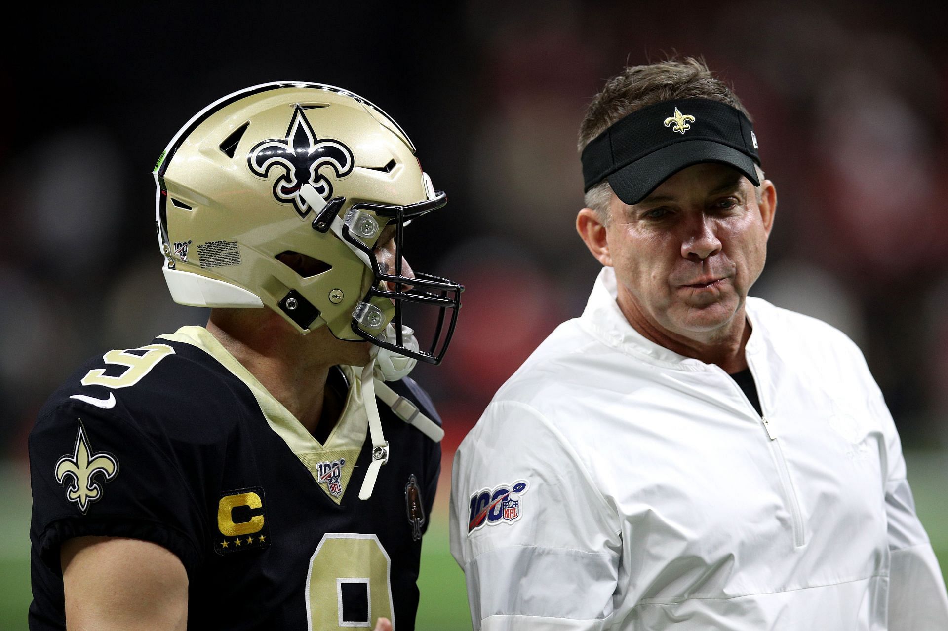 Drew Brees and Sean Payton with the New Orleans Saints