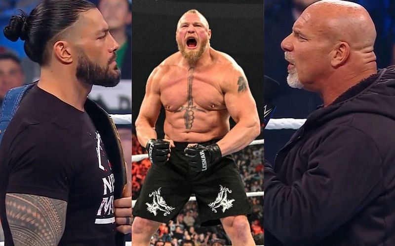 Goldberg accepts Brock Lesnar's WrestleMania challenge: photos