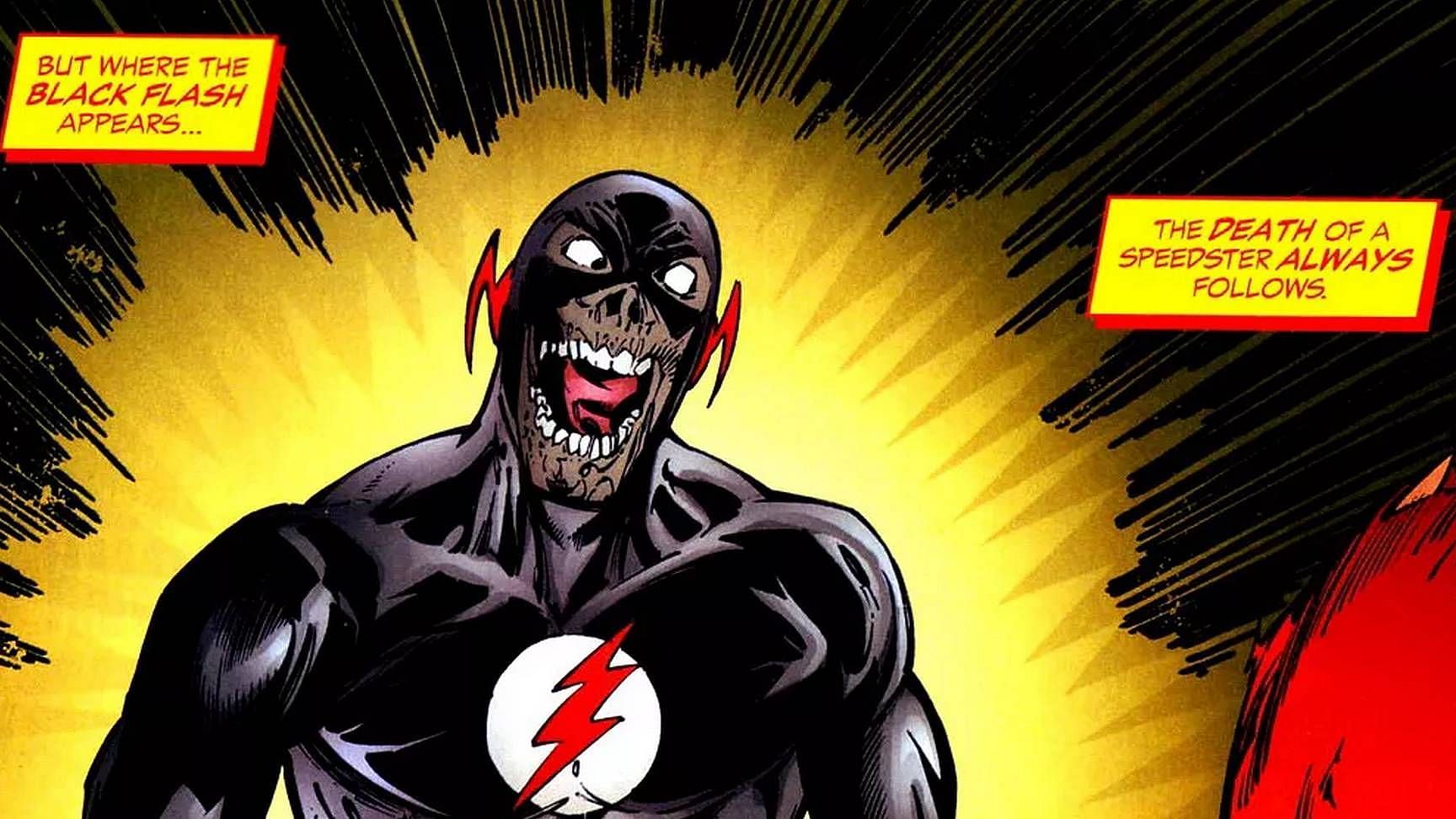 Black Flash in the comics (Image via DC Comics)