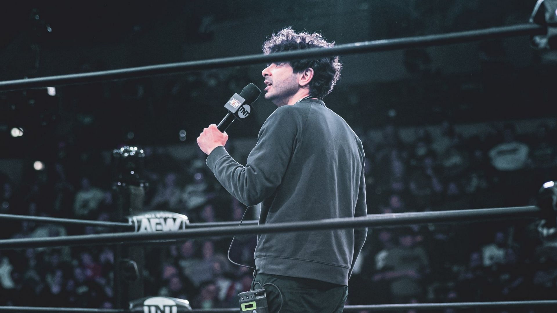Tony Khan at an AEW event in 2022.