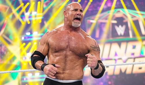Goldberg challenged Roman Reigns at Elimination Chamber.