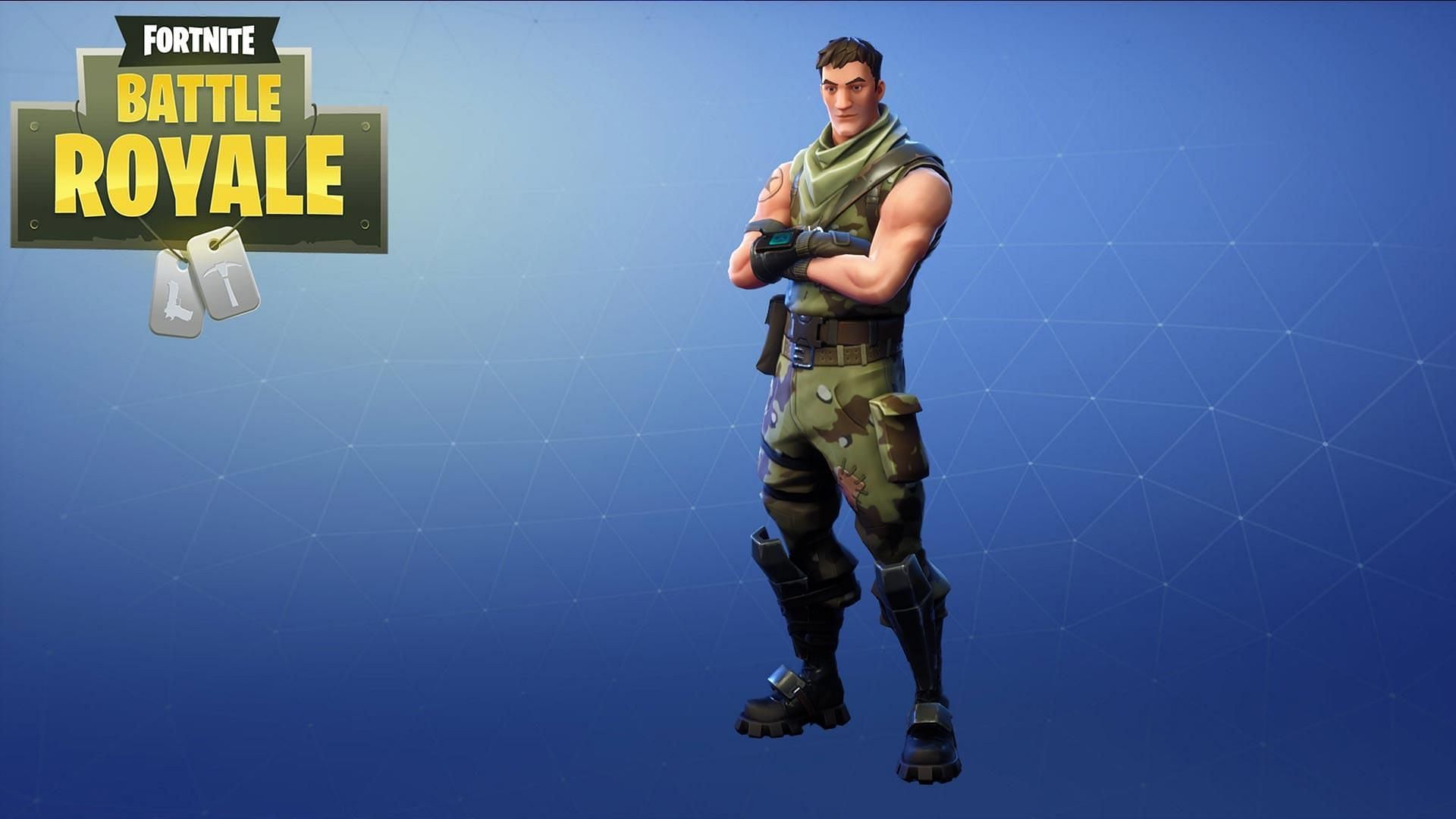 This is the least creative design when it comes to skins (Image via Epic Games)