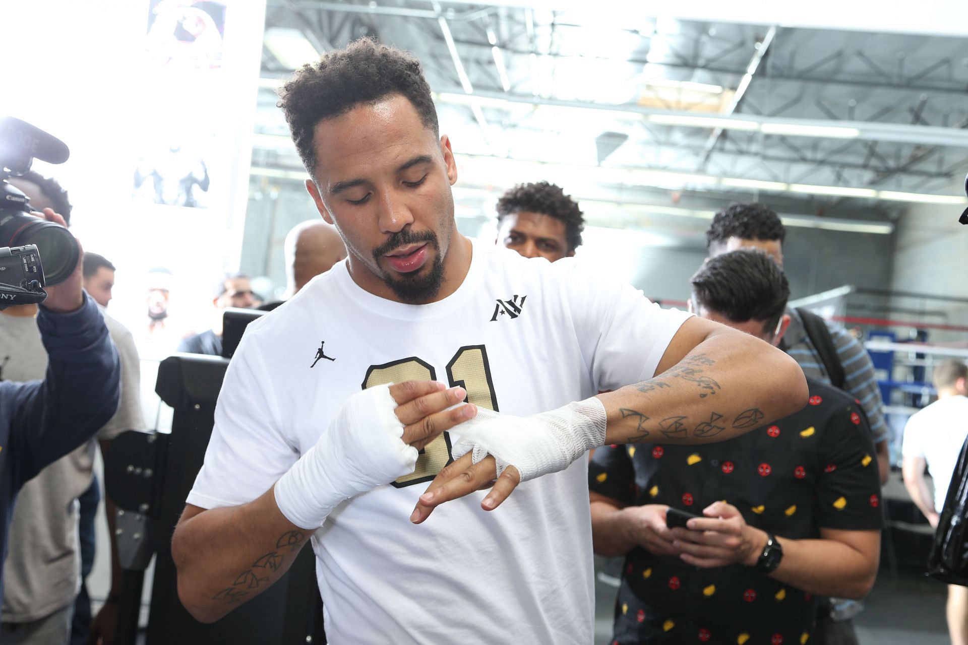 Andre Ward (center) turned 38 years old today