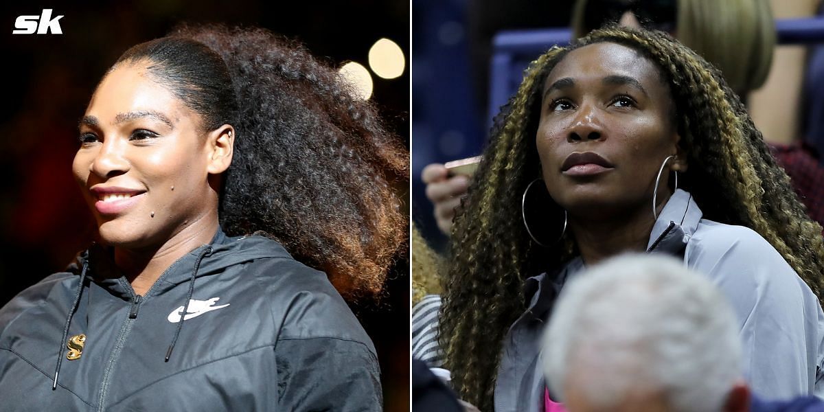 Venus (R) and Serena Williams.