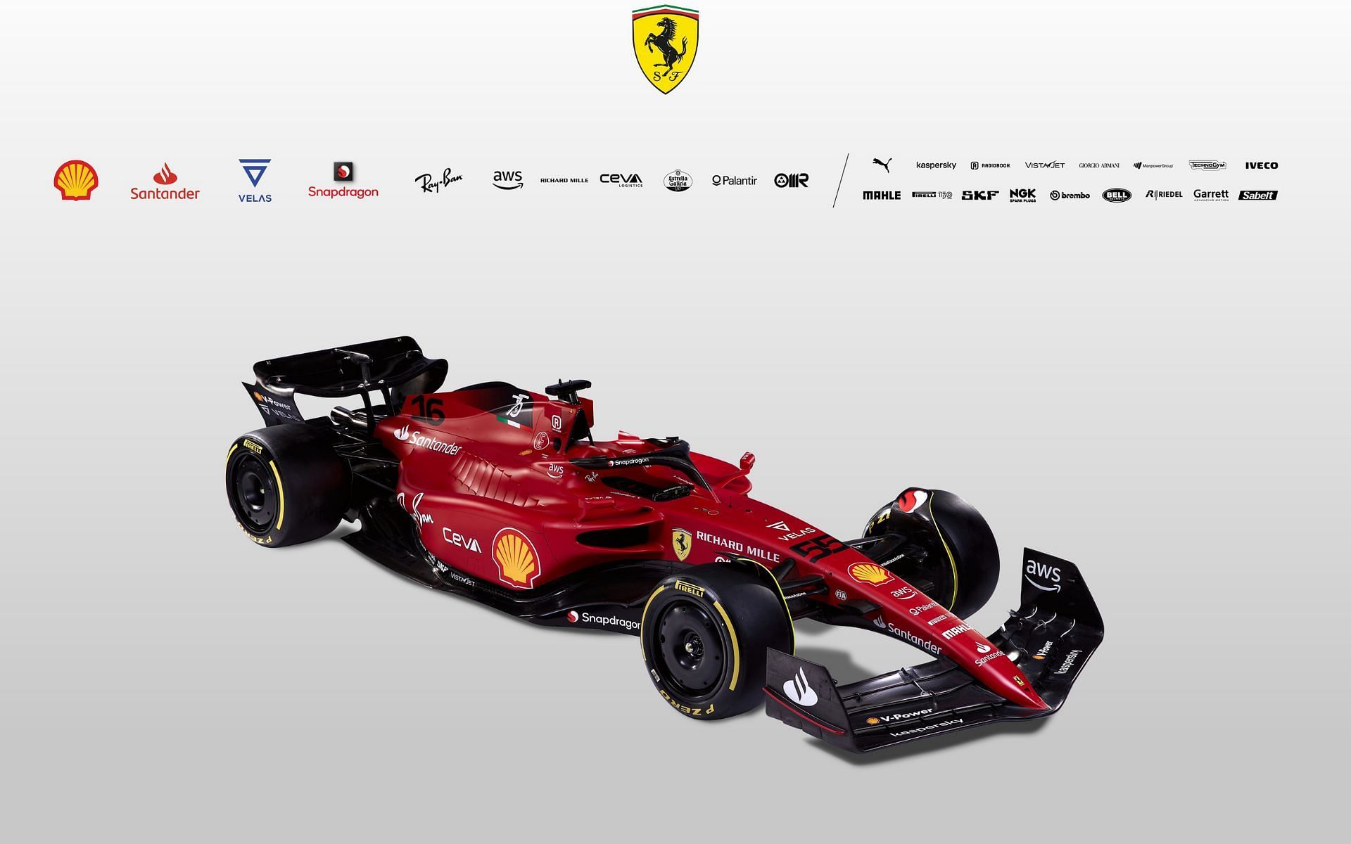 Ferrari&#039;s new F1-75. Taken from @scuderiaferrari on Twitter