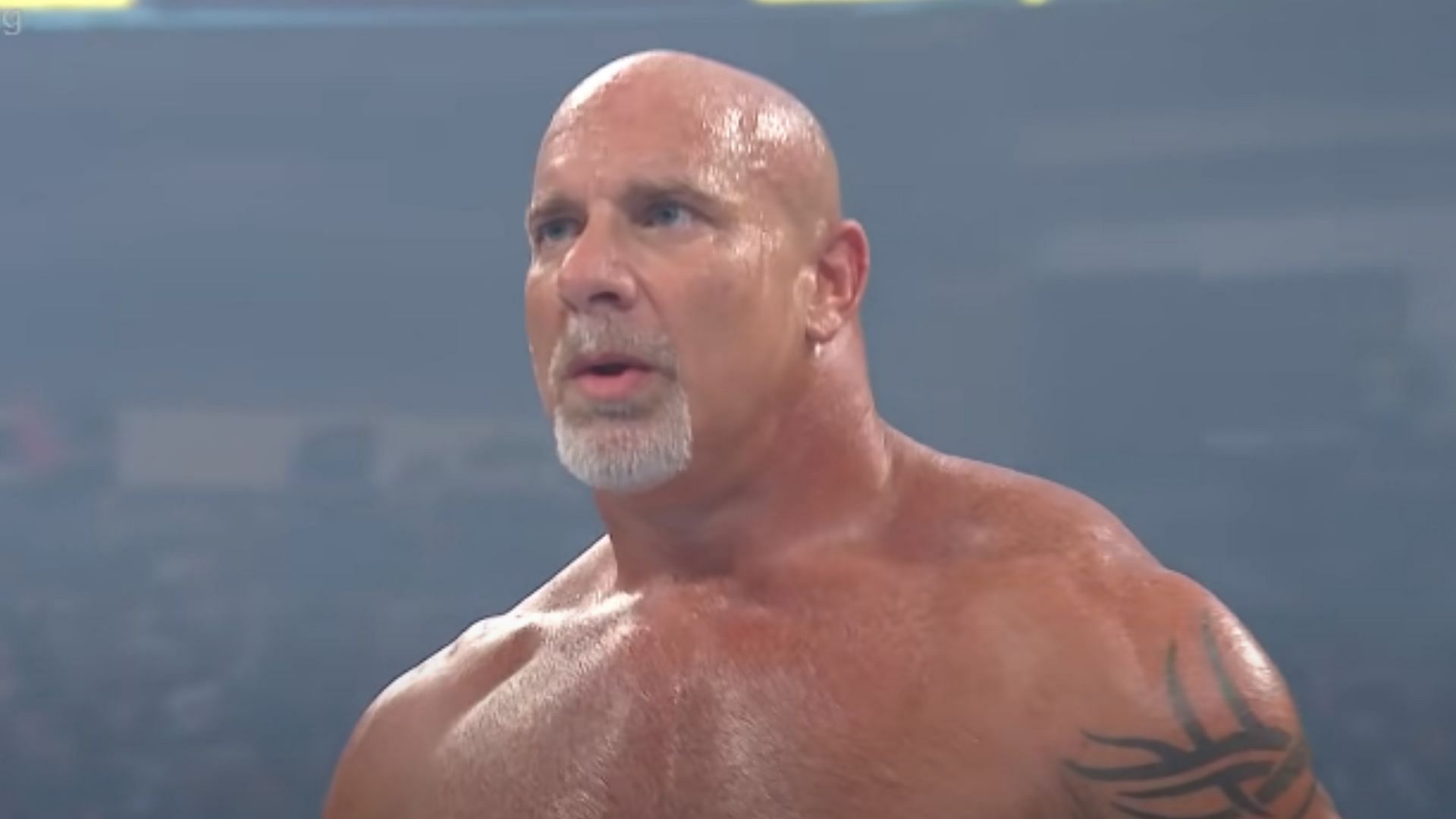 Goldberg, 55, only competes in a handful of matches per year