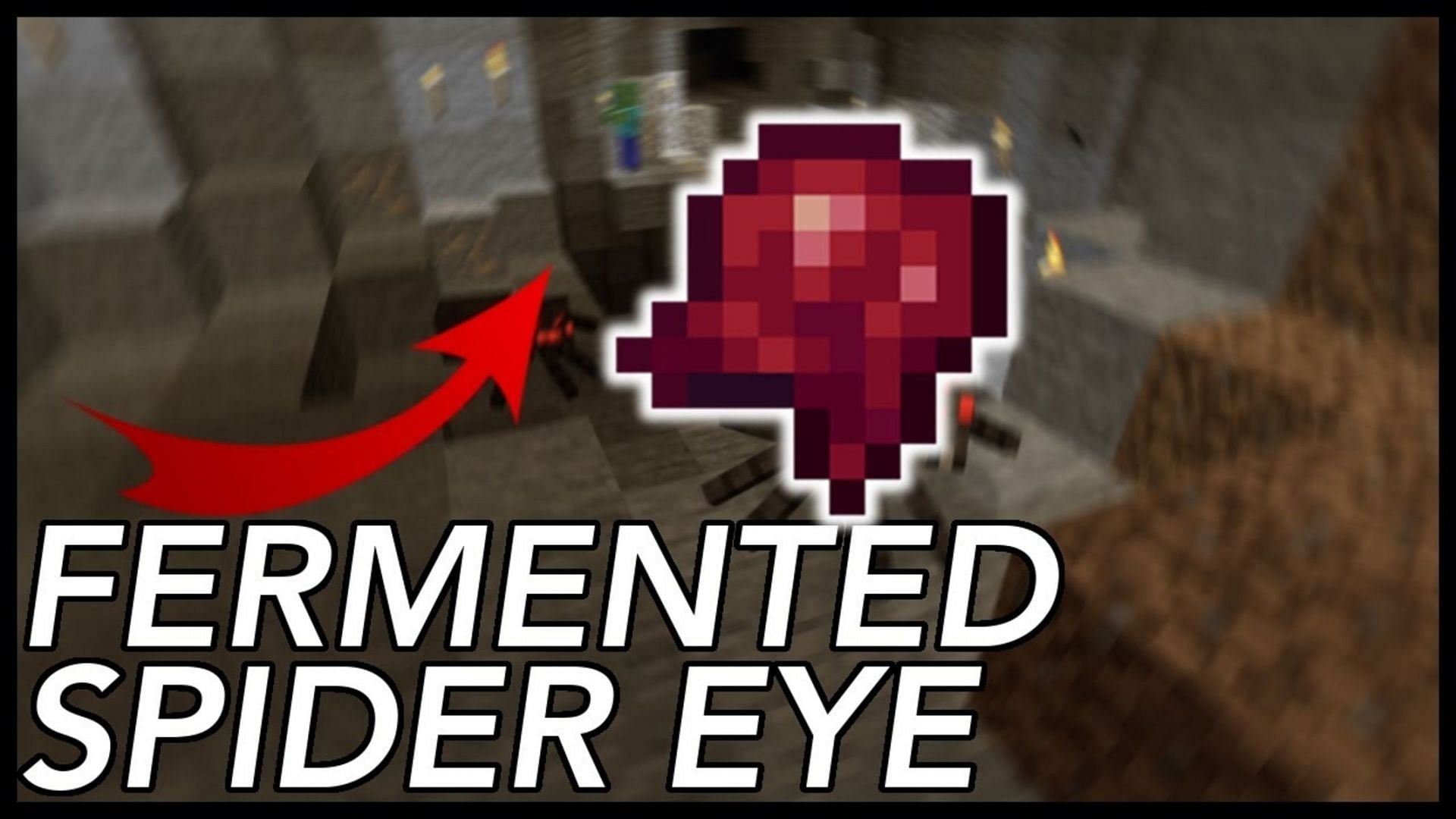 Fermented spider eyes are a central brewing material for offense-oriented potions (Image via Mojang)