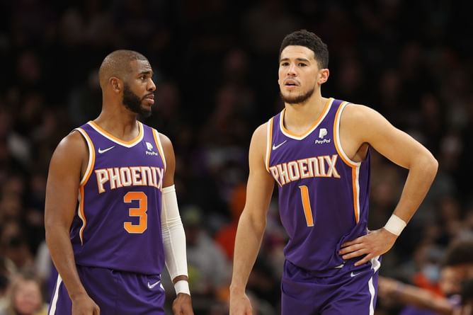 “Now it’s time for Devin Booker to prove to us that he could be a superstar" - Kendrick Perkins opines Booker will have to step up big time in CP3's absence