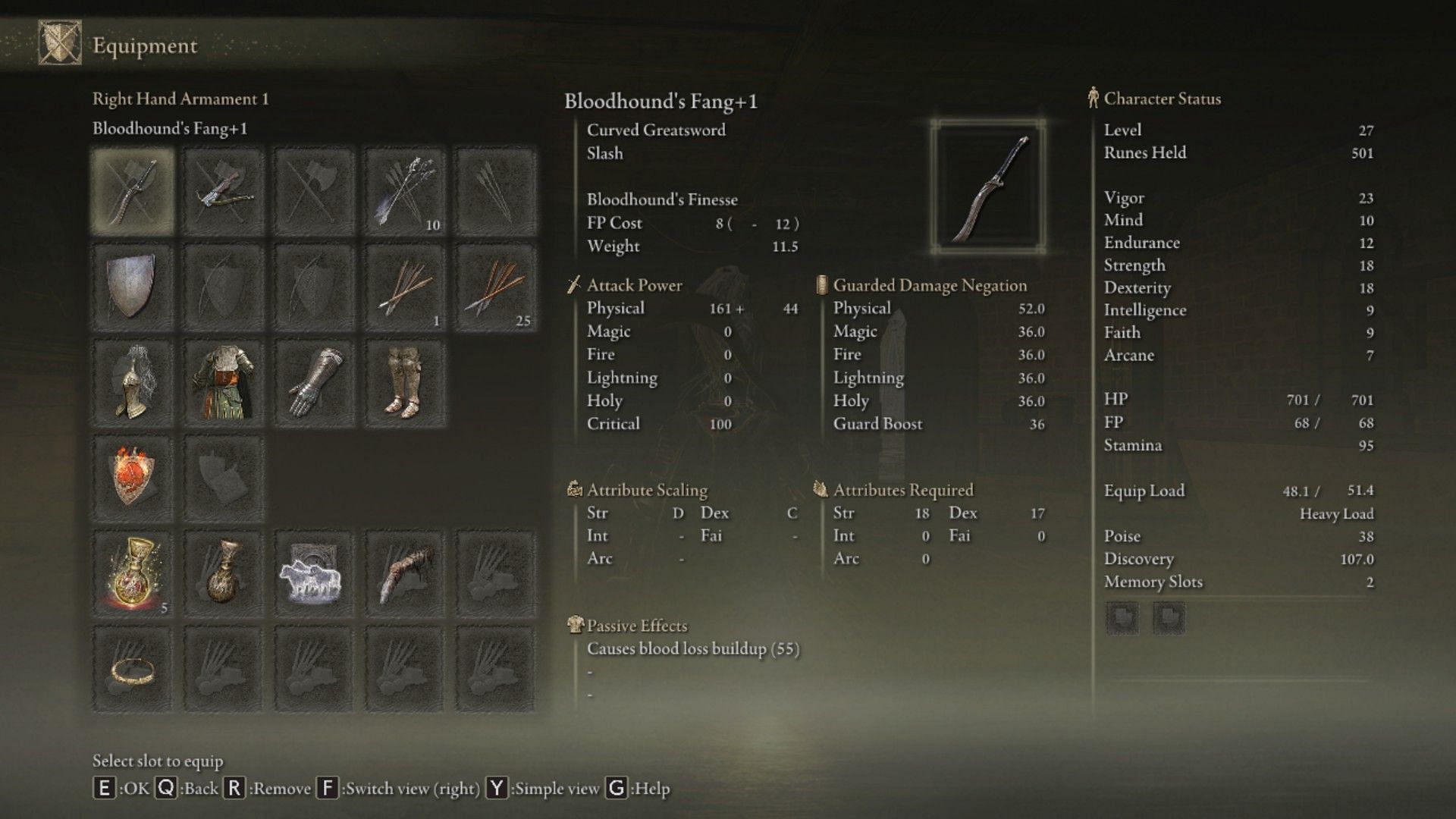The sword is a reward for killing the boss (Image via Elden Ring)