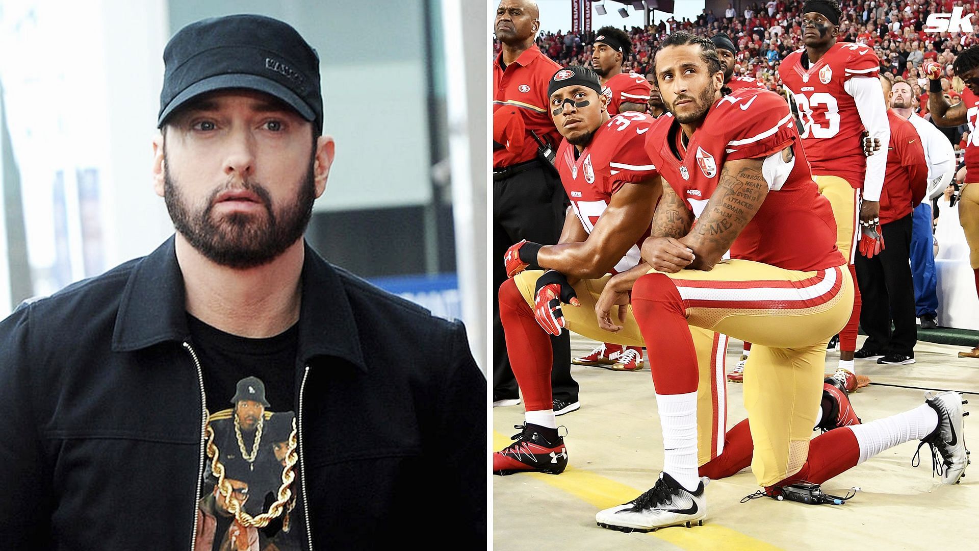 NFL nixed Eminem&#039;s plans to kneel for Colin Kaepernick 