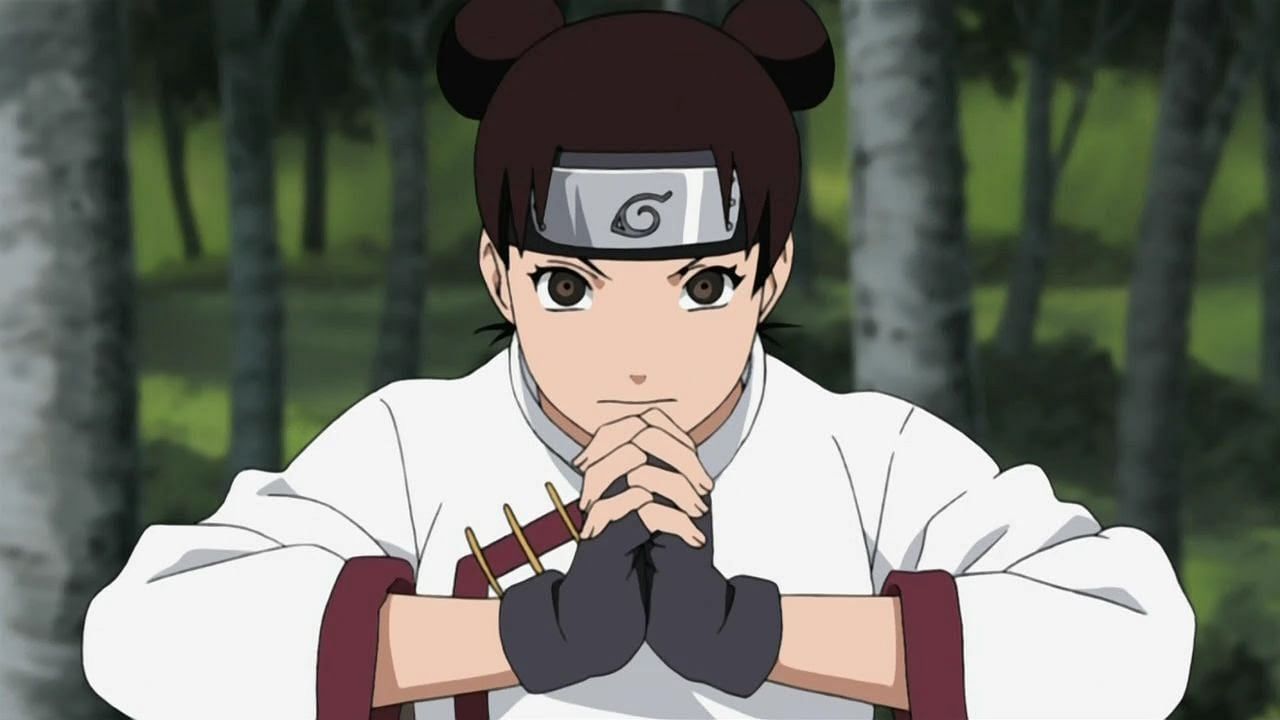 Tenten as seen in the series&#039; anime (Image via Studio Pierrot)