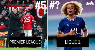 Ranking Europe’s top 5 leagues based on playing time for U21 players