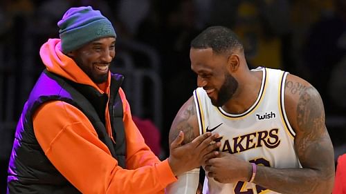 Kobe Bryant and LeBron James. (Photo: Courtesy of Sky Sports)