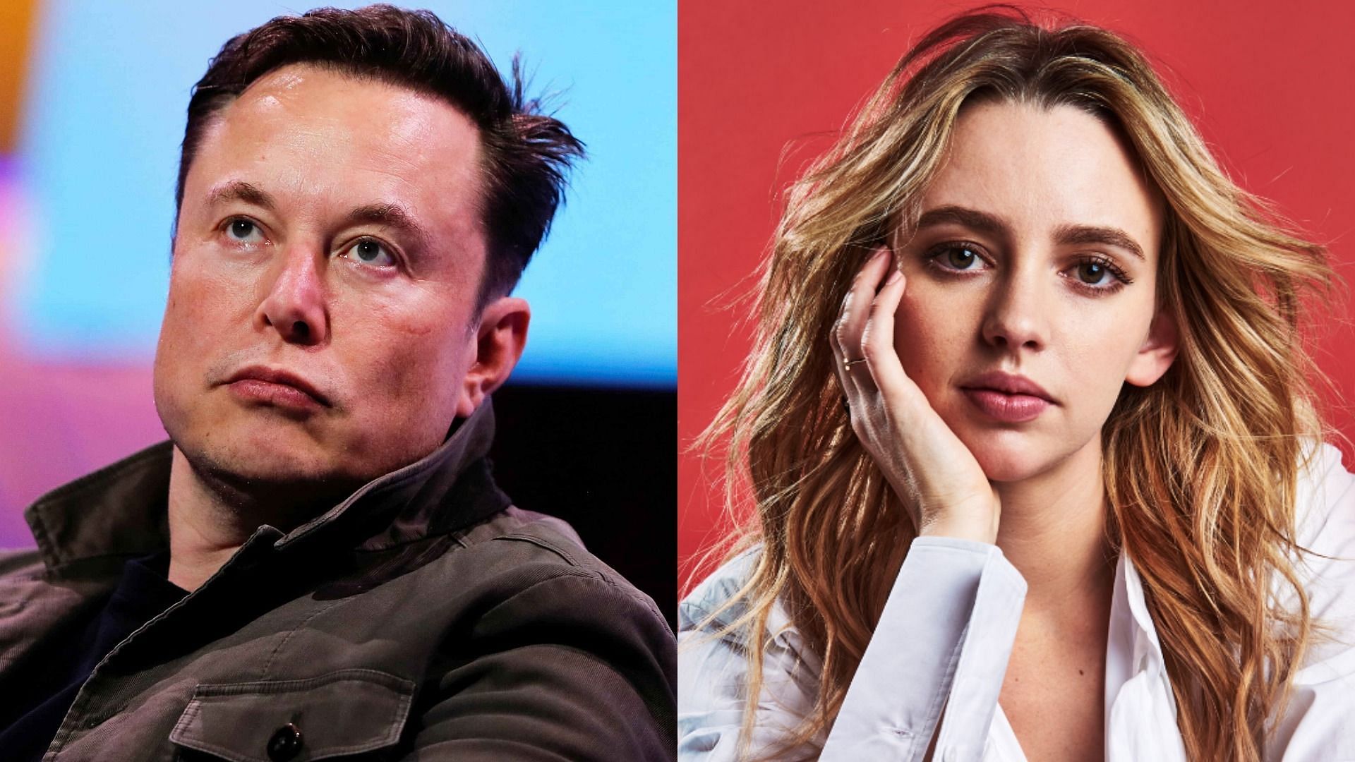 Elon Musk and Natasha Bassett (Images via Mike Blake/Reuters and Michael Buckner/WWD)