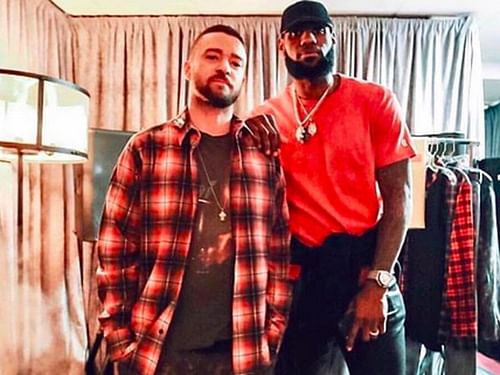 LeBron James just sent a heartfelt birthday message for Justin Timberlake on Instagram [Photo: SBNation.com]