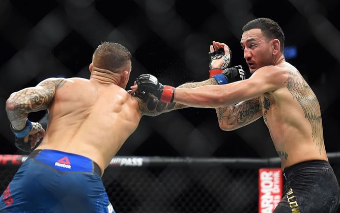 Watch: When Dustin Poirier shared an endearing moment with Max Holloway's son Rush after UFC 236 win