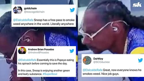 NFL fan react to Snoop Dogg's pre-half-time show actons on Twitter