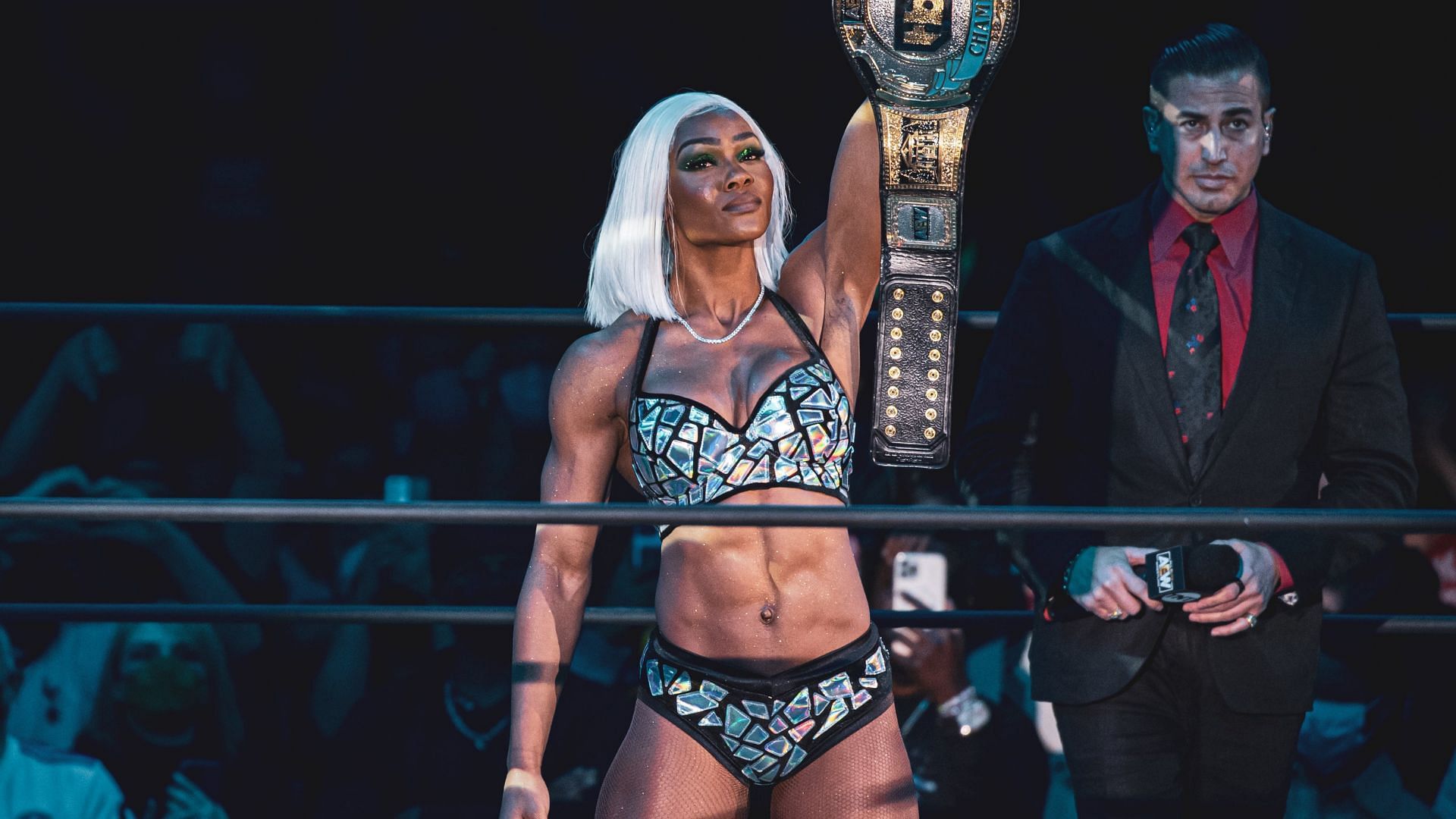 Jade Cargill at an AEW Rampage event in 2022