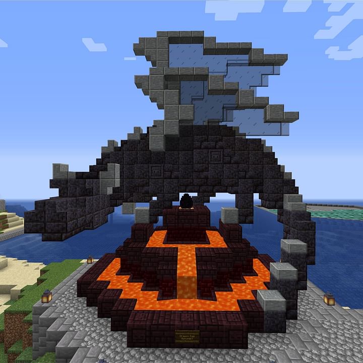 Minecraft Redditor shares tutorial of a stunning dragon egg build