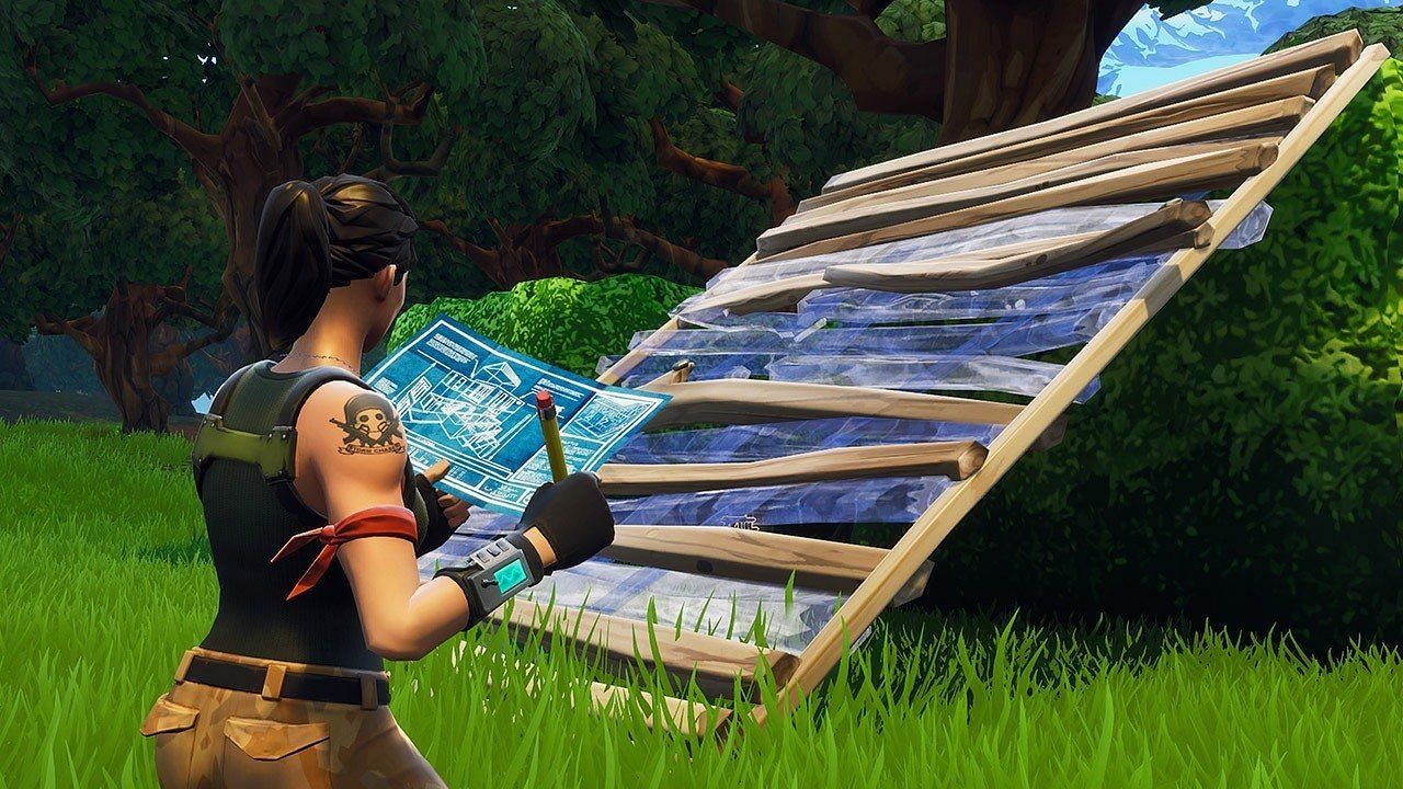 Edit builds to see enemies through them (Image via Epic Games)
