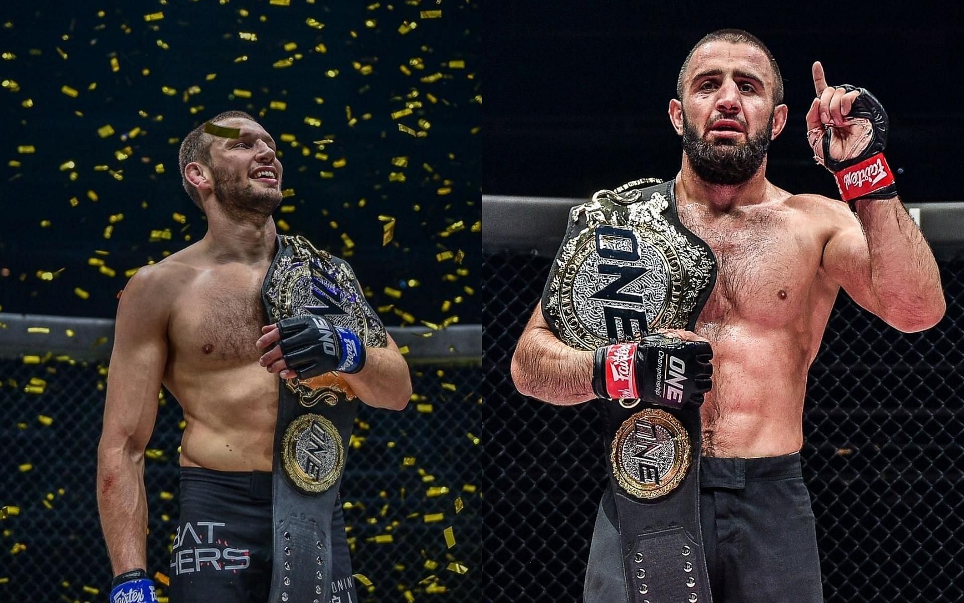 A tale of two kings. The superfight between Reinier de Ridder (left) and Kiamrian Abbasov (right) takes place in the main event of ONE: Full Circle. (Images courtesy of ONE Championship)